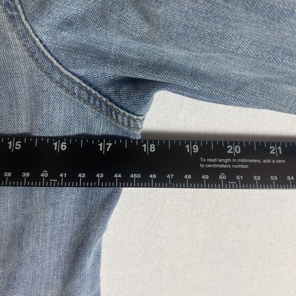 Levis Jean Jacket Womens Size Small Light Wash Trucker Denim Original STAINED - Picture 10 of 13